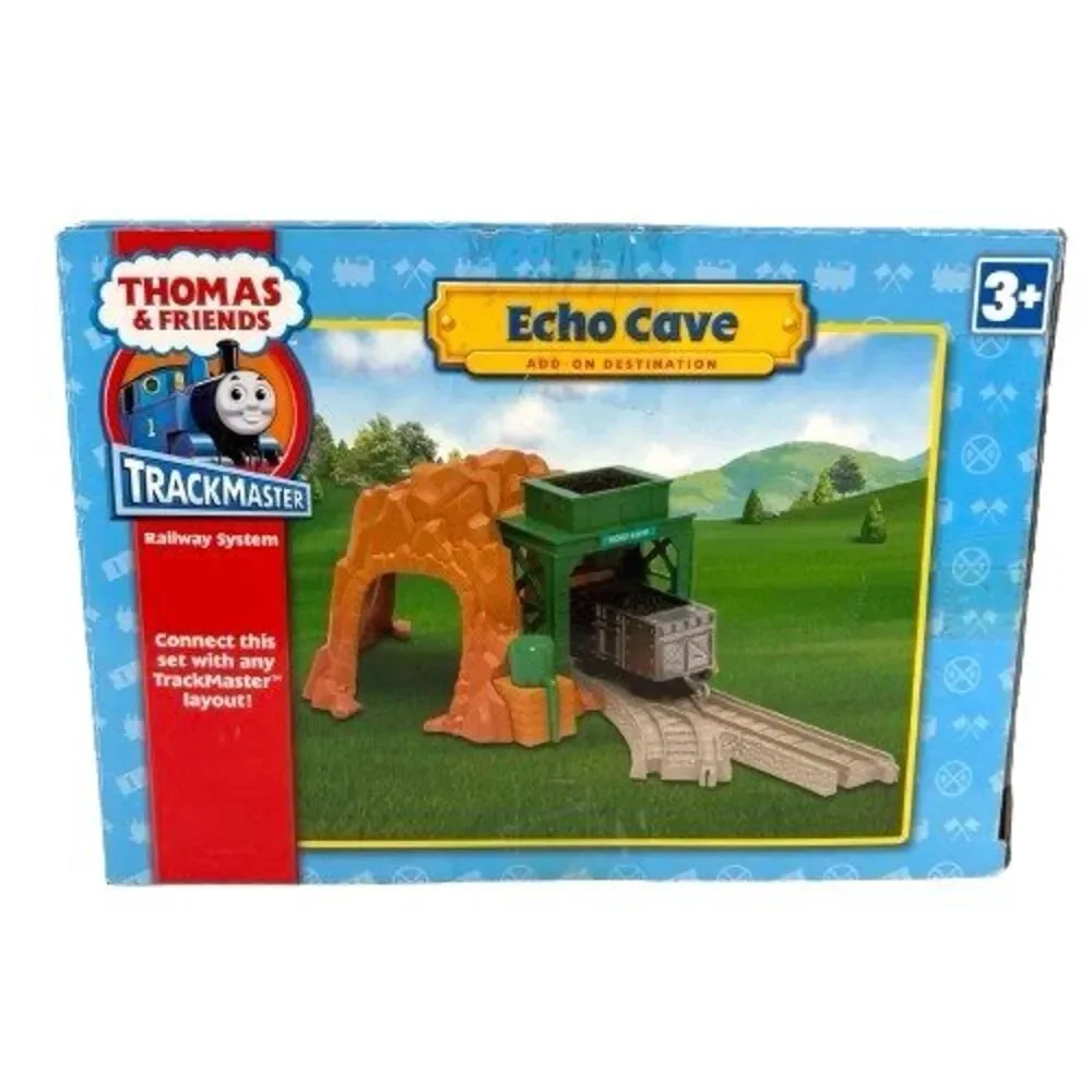 Thomas & Friends Echo Cave w/Coal Car 64033 Trackmaster Add-On Destination NEW